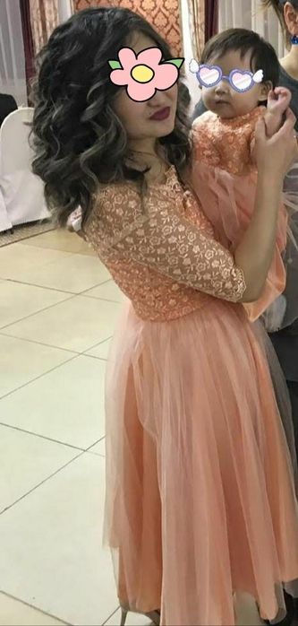 Платья family look