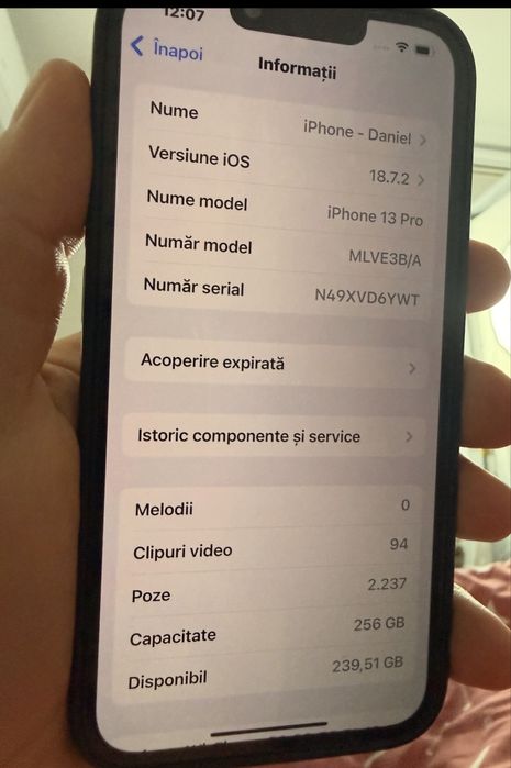 Iphone 13 pro 256 gb liber de retea