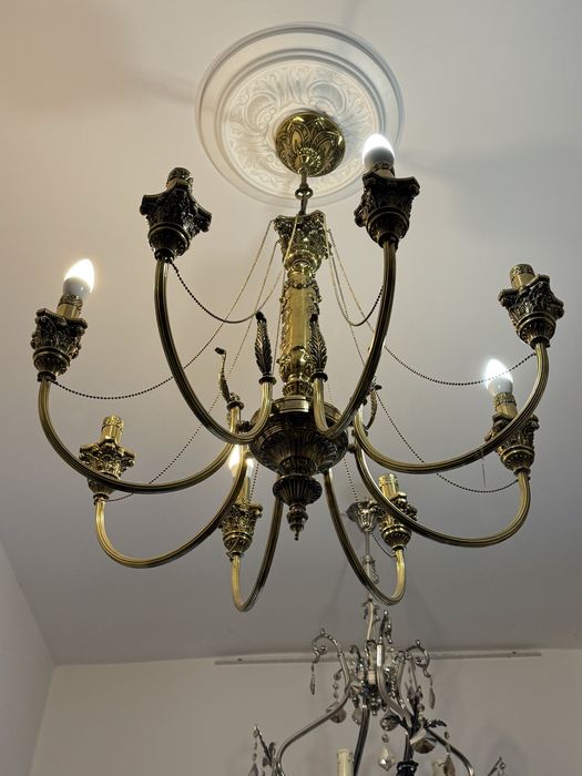 Candelabru( lustra) bronz masiv