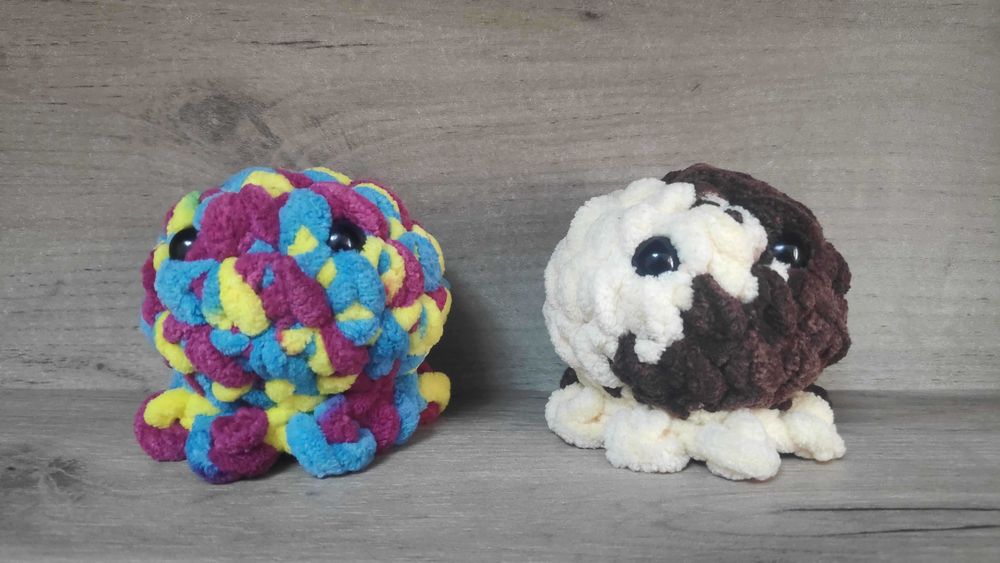 Caracatiță croșetată handmade – realizată la comandă