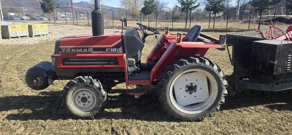 Yanmar F18D.4x4 RAR efectuat plug+freză+remorcă basculabilă.PREȚ FIX.