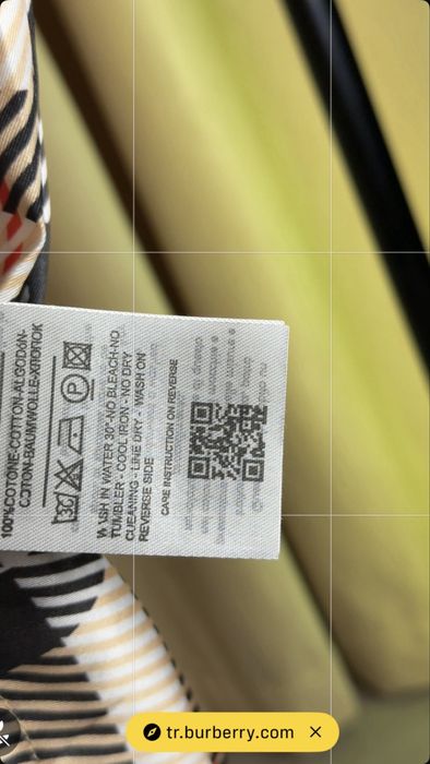 Compleu Burberry satin