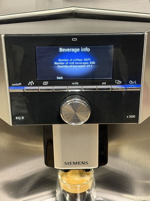 Кафемашина кафе автомат Siemens EQ9 с гаранция