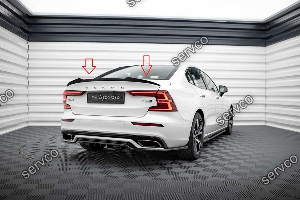Eleron spoiler cap Volvo S60 R-Design Mk3 2018- v6 - Maxton Design