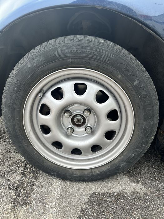 14 4х100 железарки със стар дот гуми