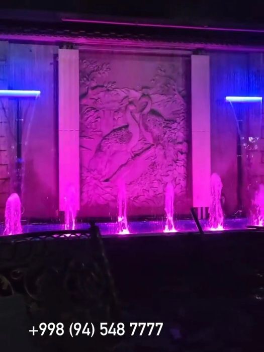 Шаршара Фонтан Стеклянный Водопад Хайтек Вадапад Водапад ЛЮБОЙ ВАРИАНТ