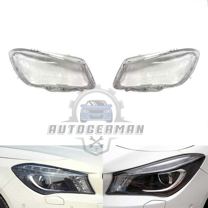 Капаци фарове Mercedes W117 CLA (14-16) стъкло фарове крушки Мерцедес ЦЛА xenon