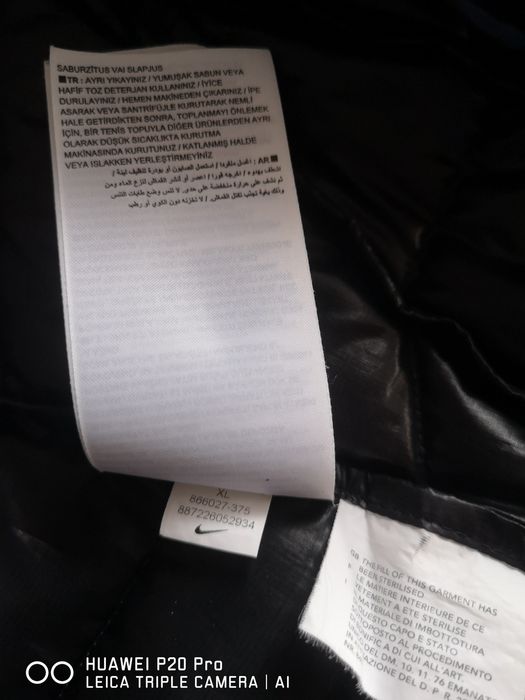 Geaca nike puf originala