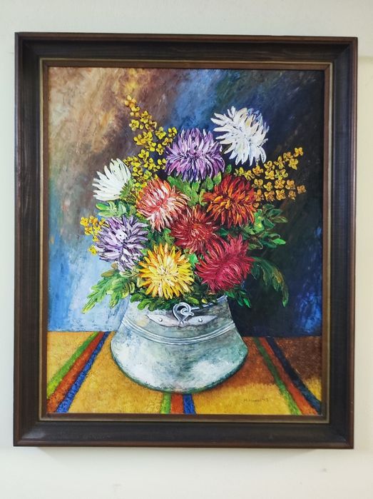 Картини, смесена техника и масло.