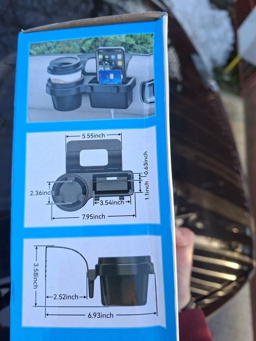 Suport  auto pahar+telefon NOI, Transport 5lei