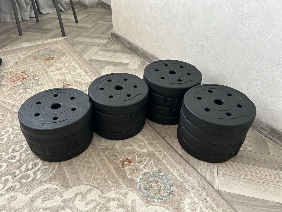 44кг Разборные гантели 22х2