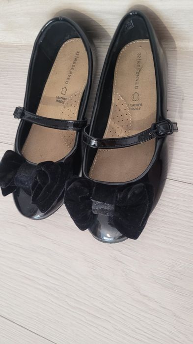 Balerini negri piele lacuita impecabili copii Masura 32