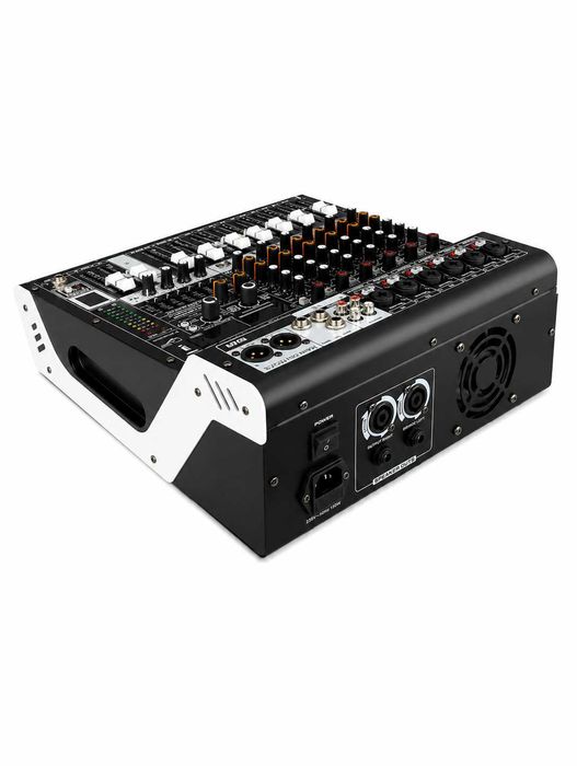Activ mixer audio 6 canale 2 x 400W PM6C Stereo 99 Efecte digital DSP cu amplificator Bluetooth USB