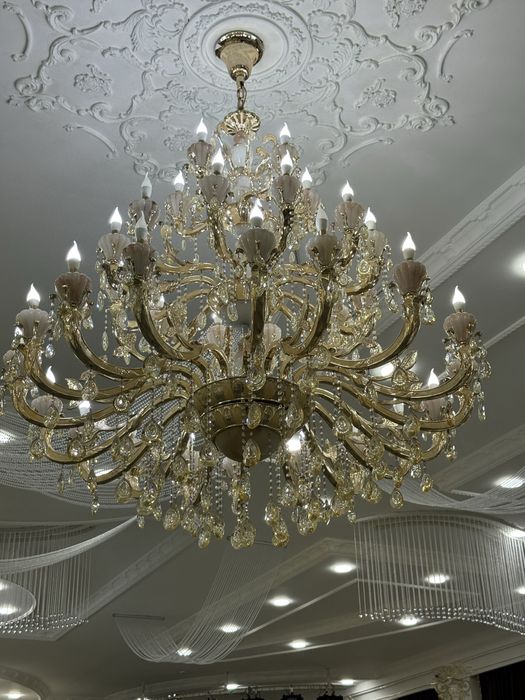 Люстра большие для ресторана кафе