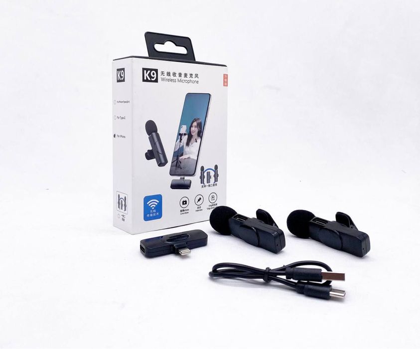 mikrafon k8,k9, green iphone ,type-c besplatnie dostavka garantiya