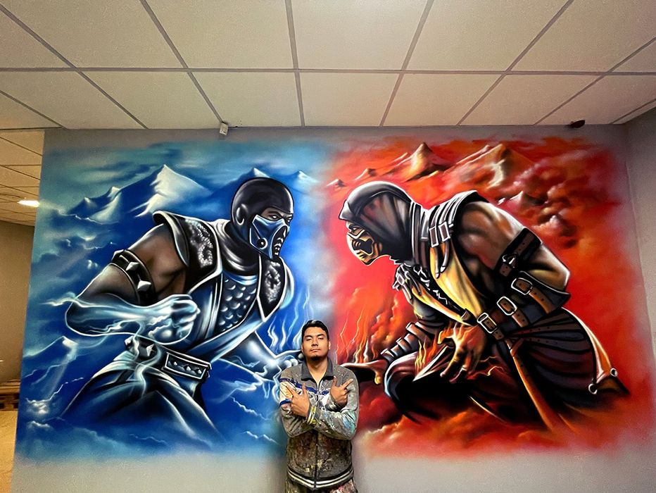 Мурал, Роспись стен, Граффити