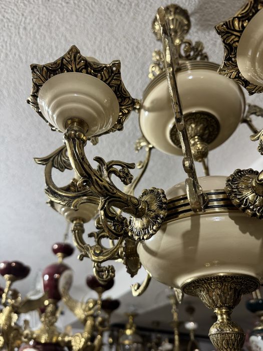 Candelabru din bronz masiv