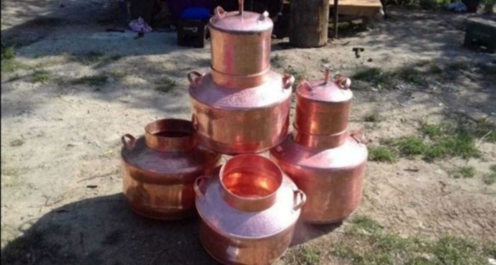 Vindem cazane Tucă 100 litre fund 3mm peret 2mm capac 1mm