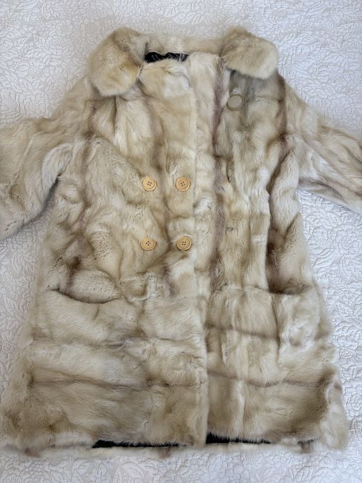 Норковая шуба цельная