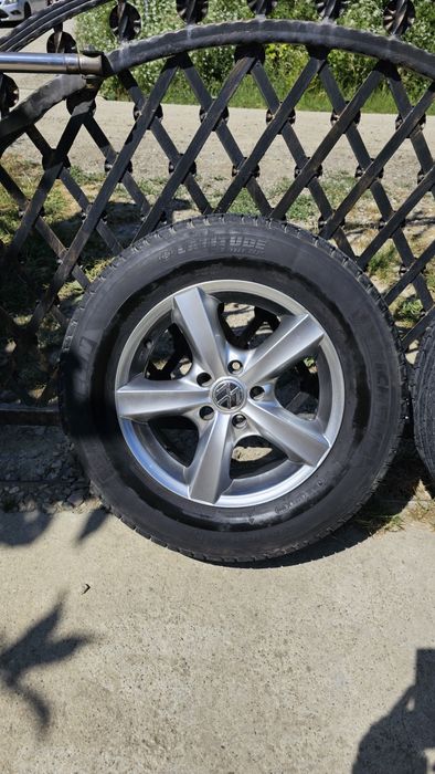 Jante 5x112 cu anvelope Michelin 215/65 R16 M+S – VAG (Audi, VW, Skoda