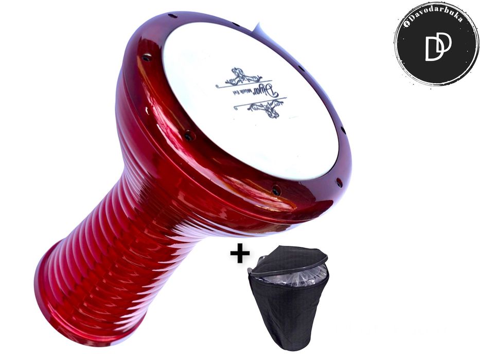 Професионална бордо тарамбука Malik с калъф 46х29см