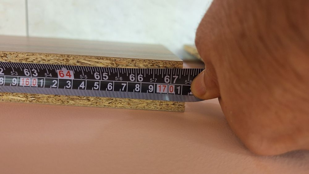 Кухненски гръб Дъб барок амбър K536 RW /  Гръб за кухня