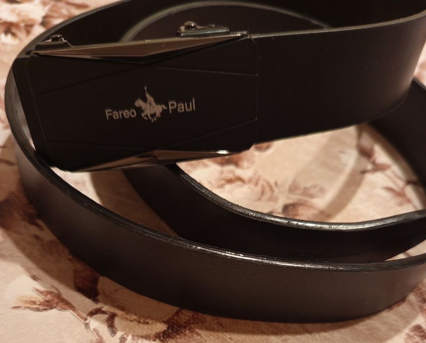 FAREO PAUL Оригинал Автоматичен Нов Мъжки Колан от Естествена Кожа 120