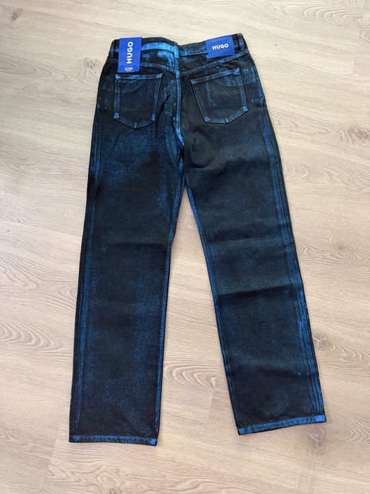 Дамски дънки Hugo Boss Elyah Blue Foil 28/32