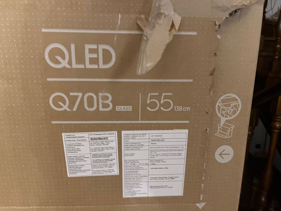Телевизор qe55q70bauxce