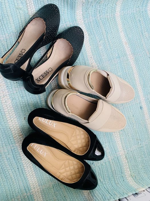 Ежедневни обувки 37 номер 3 чифта за 30лв