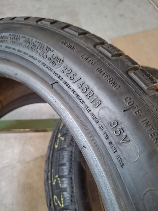 2 Anvelope  de iarnă 225 45 r18 Michelin