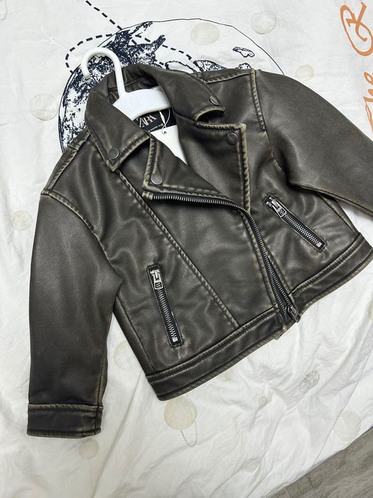Детско кожено яке Zara