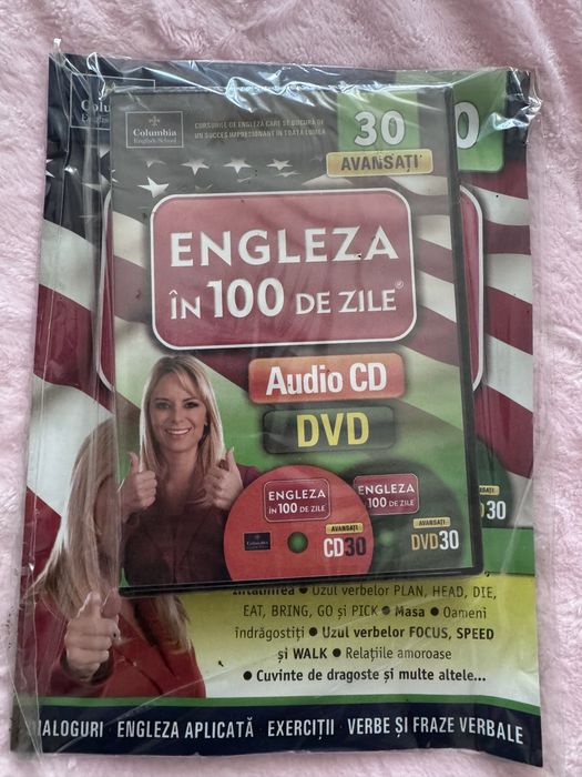 Set complet curs de limba engleză – 30 reviste + 30 CD-uri – NOI, sigilate