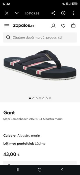 Șlapi        Gant