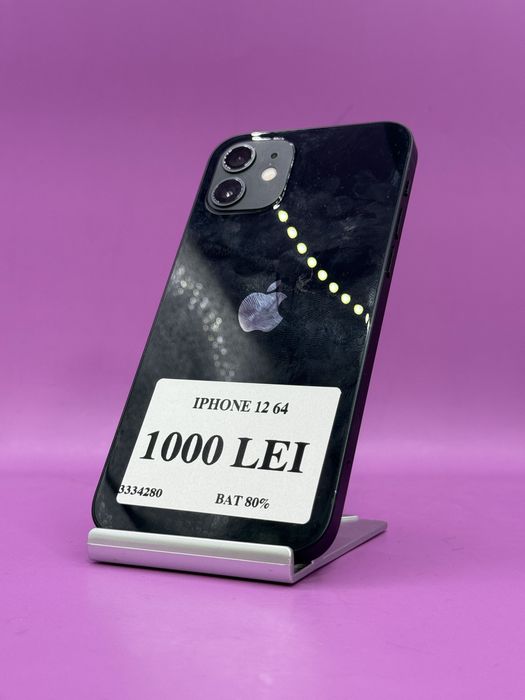 Iphone 12 64GB 80% •Amanet Matei Crangasi•33342