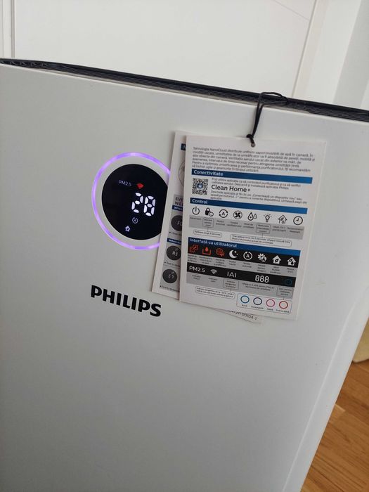 Purificator si Umidificator de aer 2 in 1, Philips