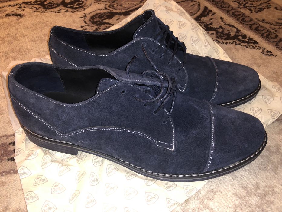 OCAZIE - Pantofi barbatesti superbi, bleu, 43, eleganti