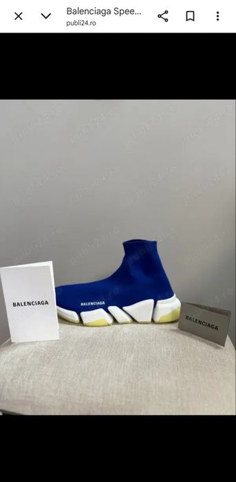 Balenciaga Speed 2.0 Sneaker Albastru
2 900 RON