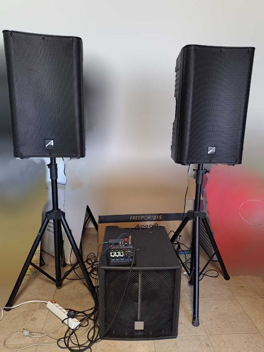 Bass activ LUCAS IMPACT si 2 boxe pasive pe 15 toli - NOI