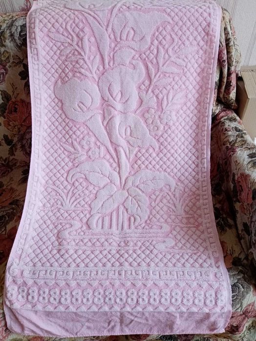 Полотенце банное махровое