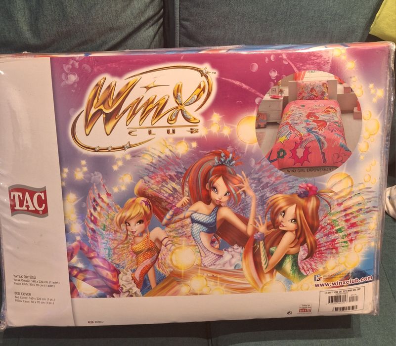 Камплект TAC Winx club завивка/одеално и калъвка