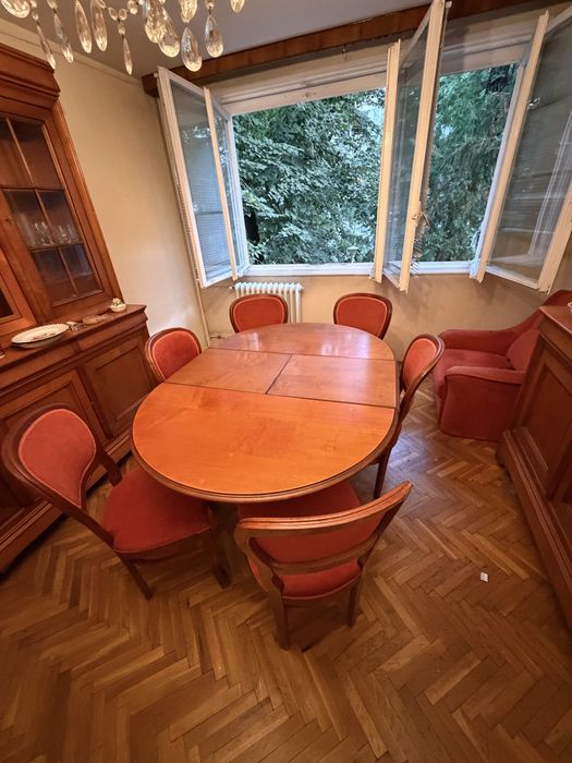 Vand set mobilier camera de zi din lemn masiv