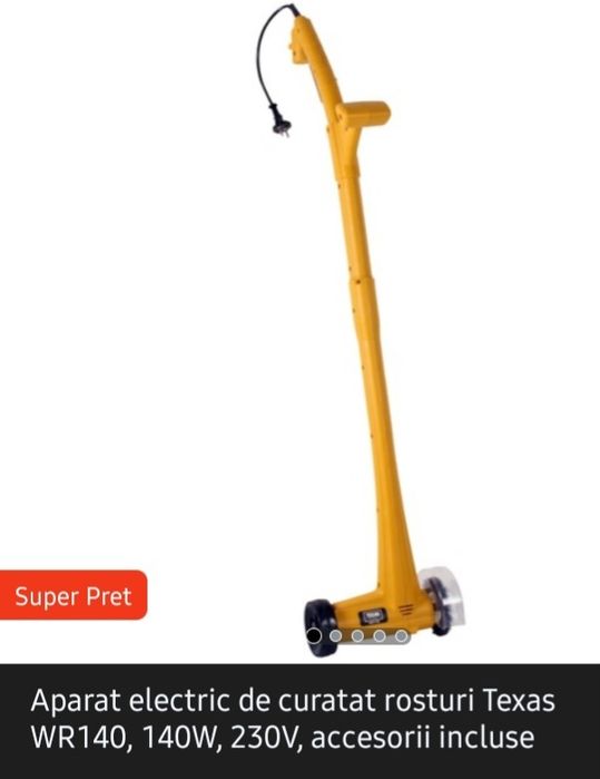 Aparat electric pentru curățat rosturi.