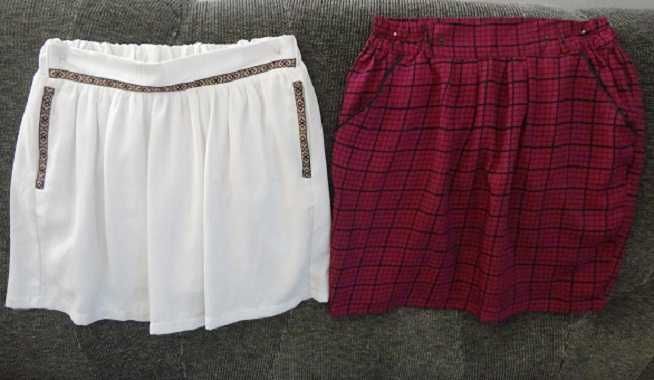 doua fustite din voal  marimea S