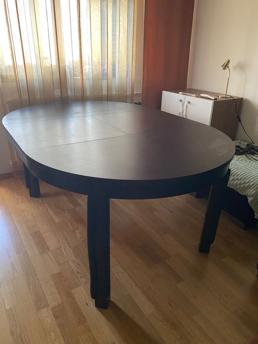 Masa de lemn extensibila