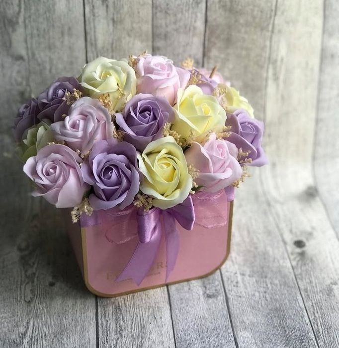 Мыльные розы букет