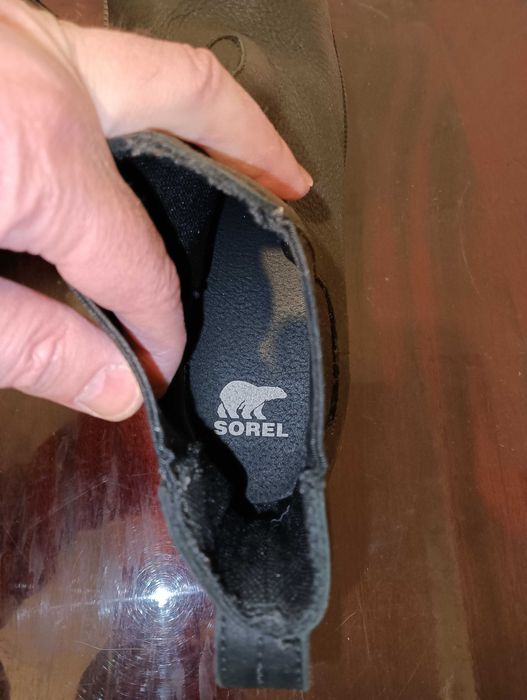 Ghete Sorel impermeabile, piele, mărimea 44 – aproape noi