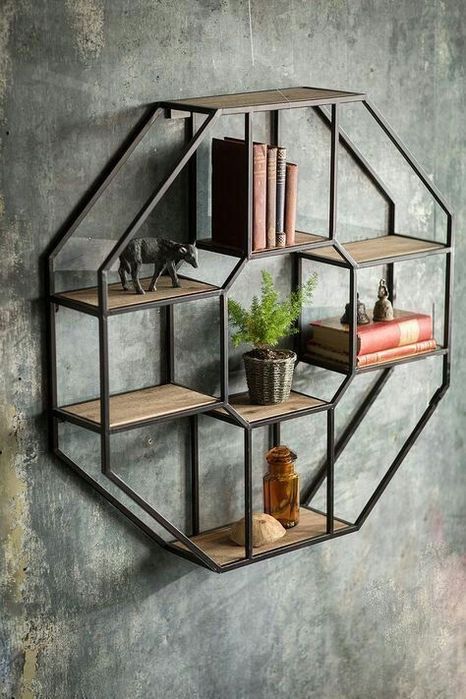 Стиль ЛОФТ LOFT, полки, стелажи, вешалки,