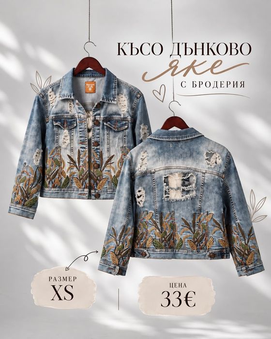 Ефектно сако и дънково яке