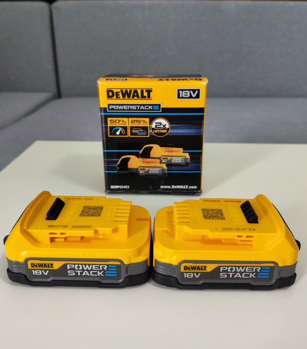 Set 2x acumulatori DeWalt 18V
